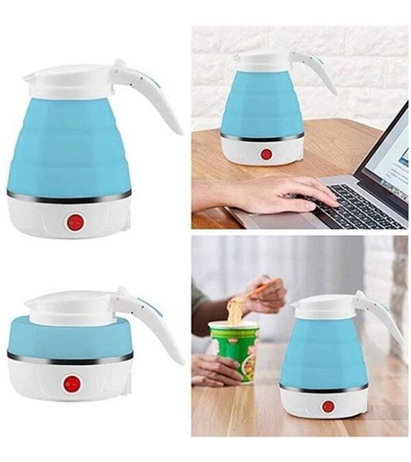 Travelling Folding Kettle Electric Silicone Foldable Water Kettles Compression