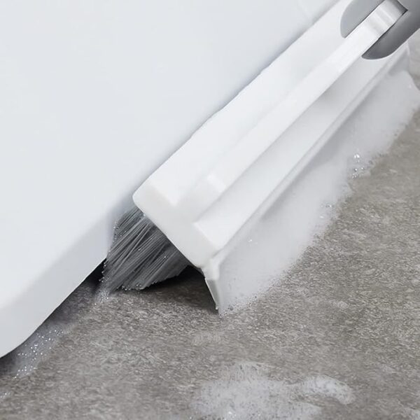 Bathroom Cleaning Brush with Wiper - Image 4