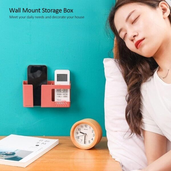 Double Layer Wall Mounted Mobile Phone & Remote Holder - Image 8
