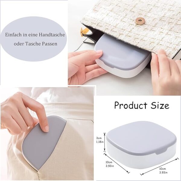 Portable Mini Jewelry Box with Mirror - Image 4