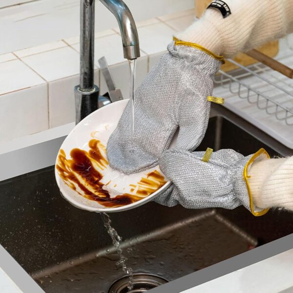 Steel Wire Dishwashing Gloves