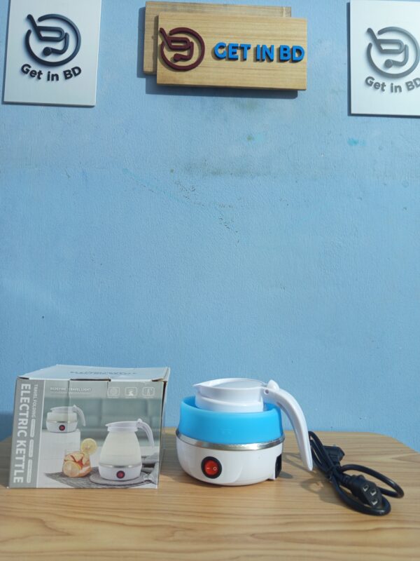 Travelling Folding Kettle Electric Silicone Foldable Water Kettles Compression - Image 3