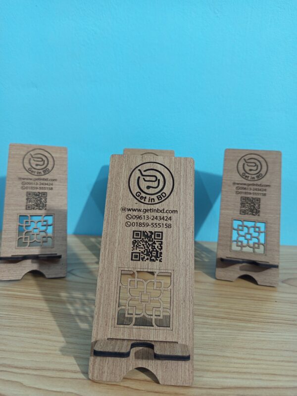 Exclusive Handmade Wooden Mobile Stand | Unique Mobile Stand | Friendly Budget - Image 3