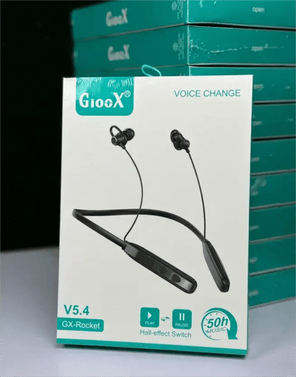 GX-Rocket Voice Changer Neckband 50 Hours Charging Backup