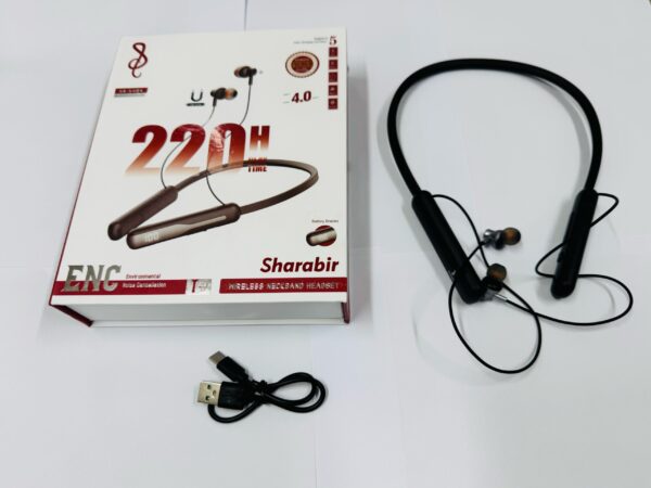 Sharabir 220hrs ENC Neckband SA-404 - Image 2