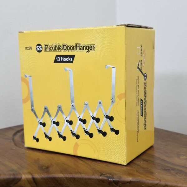 Stainless Steel Flexible Door Hanger (13 Hook) - Image 2