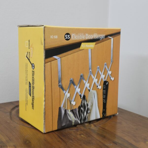 Stainless Steel Flexible Door Hanger (13 Hook) - Image 4